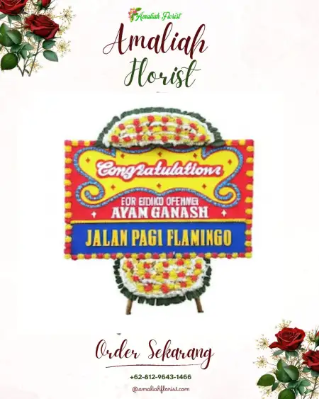 Sewa Papan Bunga Carul